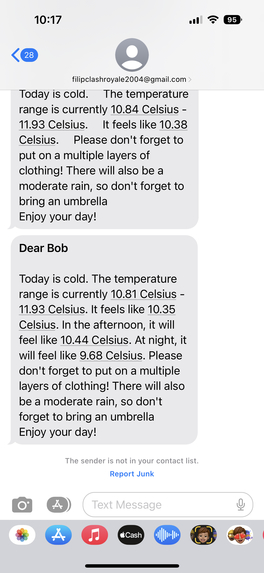 BU Daily Dose of Weather – screenshot 1