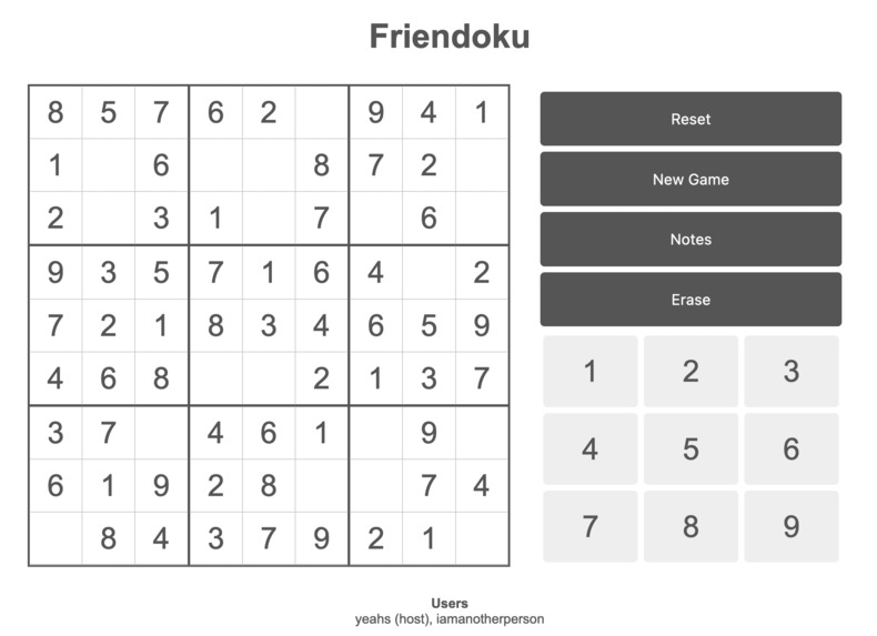 Friendoku – screenshot 2