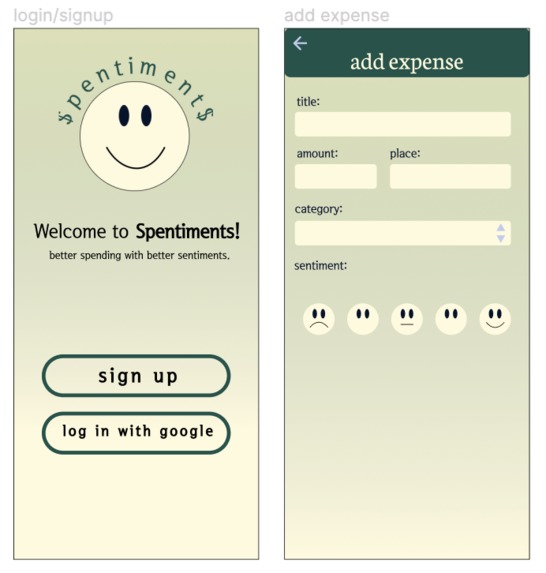 spentiments – screenshot 1