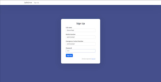 SafeDrive – screenshot 3