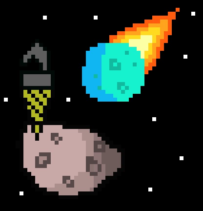 Hacking Through Asteroids – screenshot 1