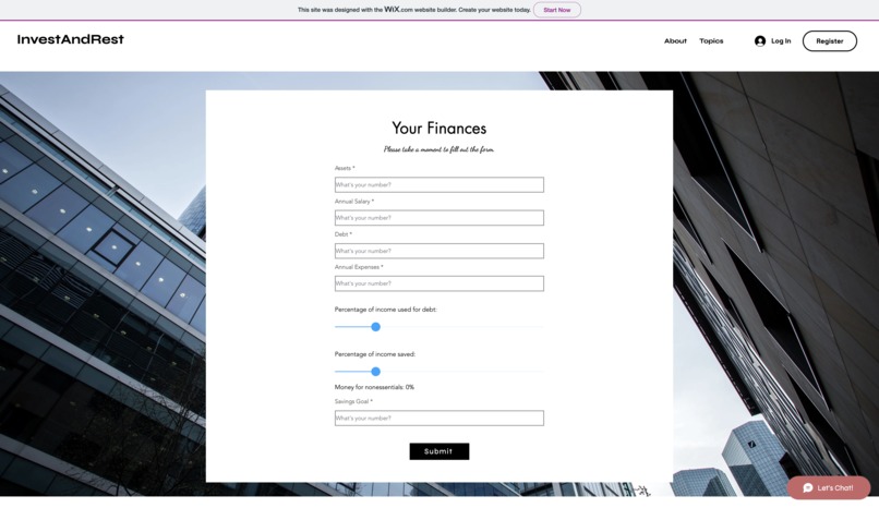 Invest and Rest – screenshot 1
