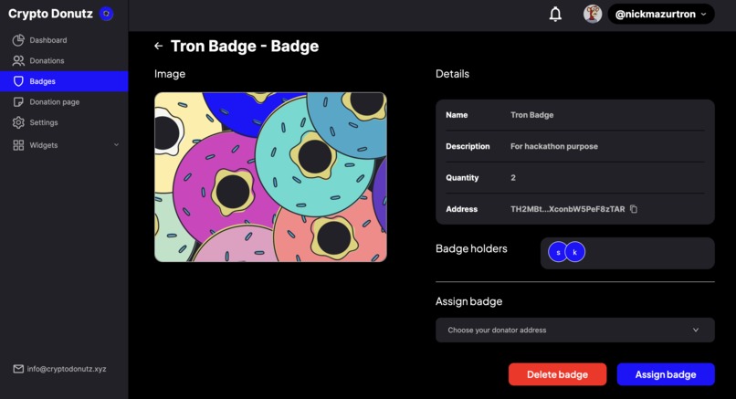 Crypto Donutz - Receive crypto donations in a smart way! – screenshot 5
