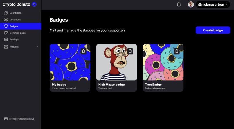 Crypto Donutz - Receive crypto donations in a smart way! – screenshot 6