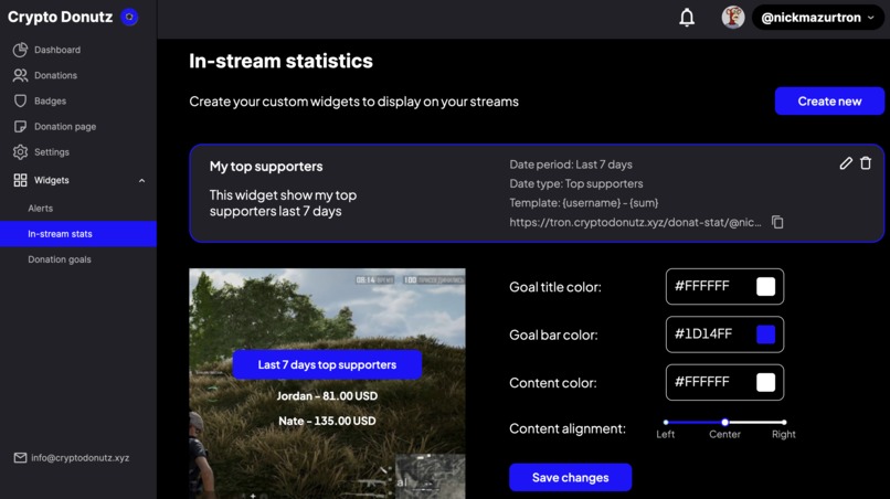 Crypto Donutz - Receive crypto donations in a smart way! – screenshot 7