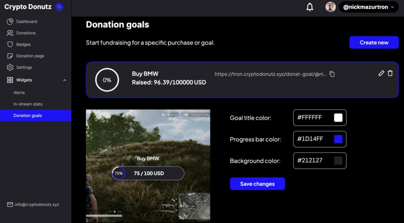 Crypto Donutz - Receive crypto donations in a smart way! – screenshot 9