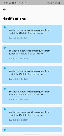 Geoproximity alarm – screenshot 3