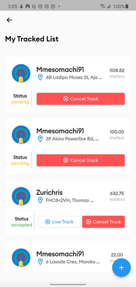 Geoproximity alarm – screenshot 5