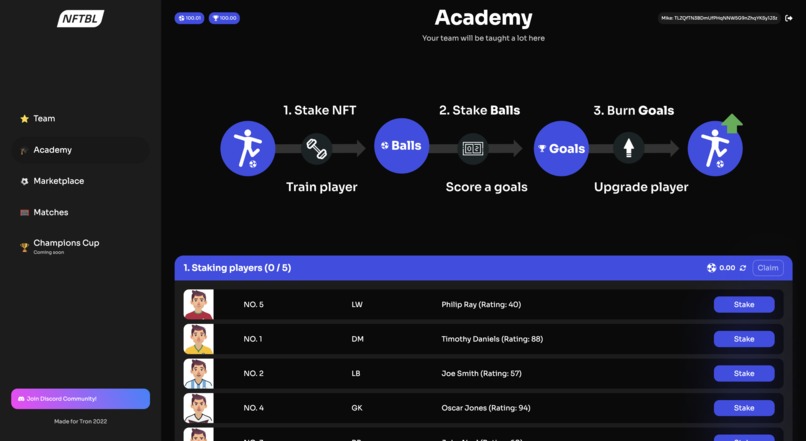NFTBL – Football Metaverse  – screenshot 4