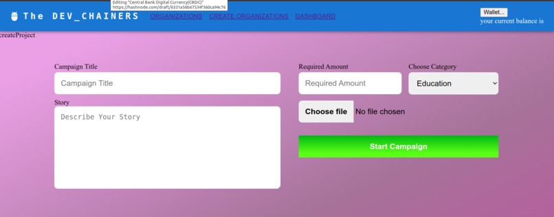 Crowd Funding – screenshot 2