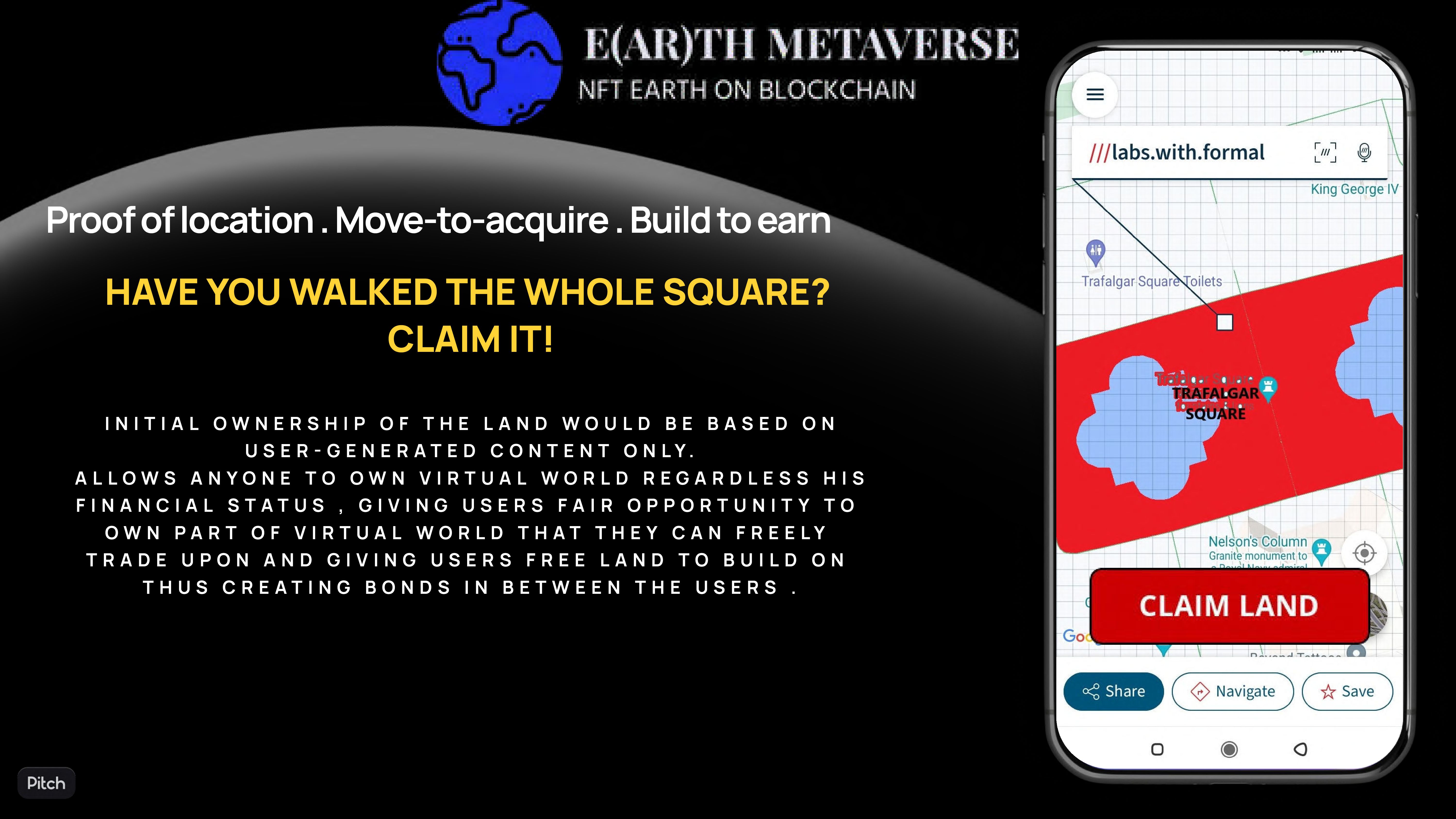 NFT E(AR)TH & NFTD STABLECOIN BACKED BY VIRTUAL LAND | Devpost