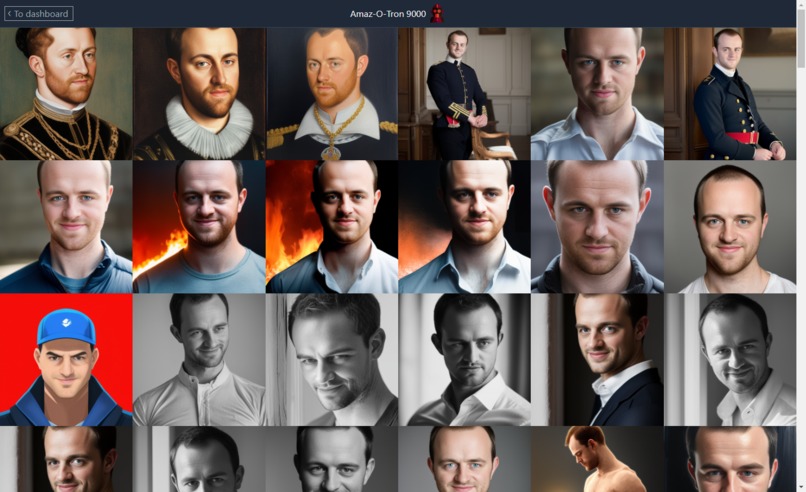 Amaz-O-Tron 9000 - NFT Profile Pic Generator – screenshot 3