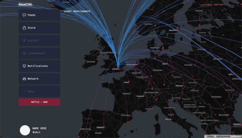 ShuoCIAL - Social NFT Dapp with Gamification – screenshot 1