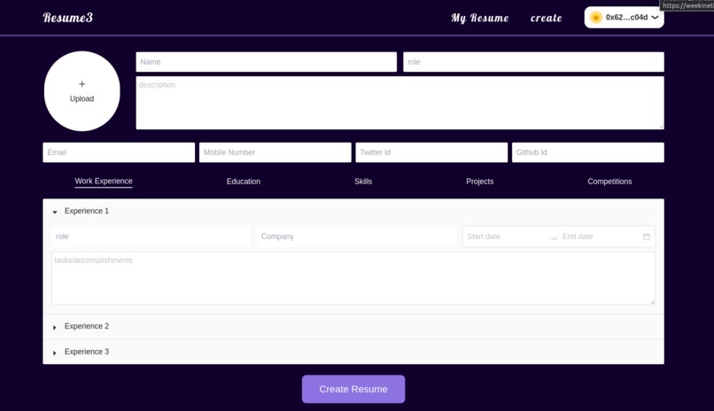 Resume3 – screenshot 2