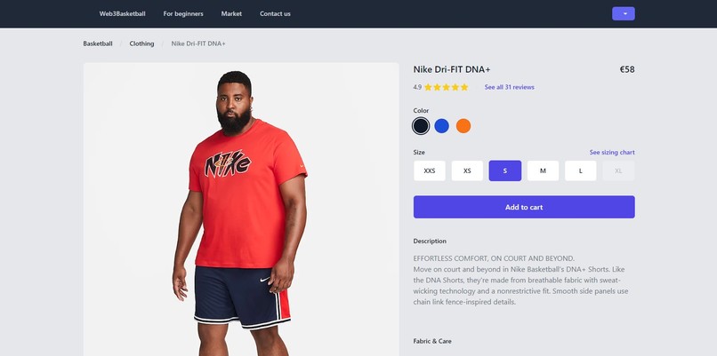 Web3Basketball – screenshot 4