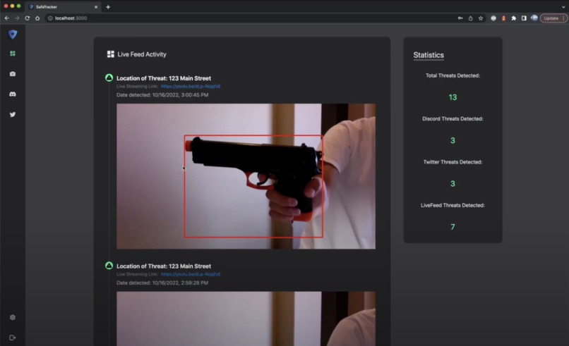 Safetracker – screenshot 2