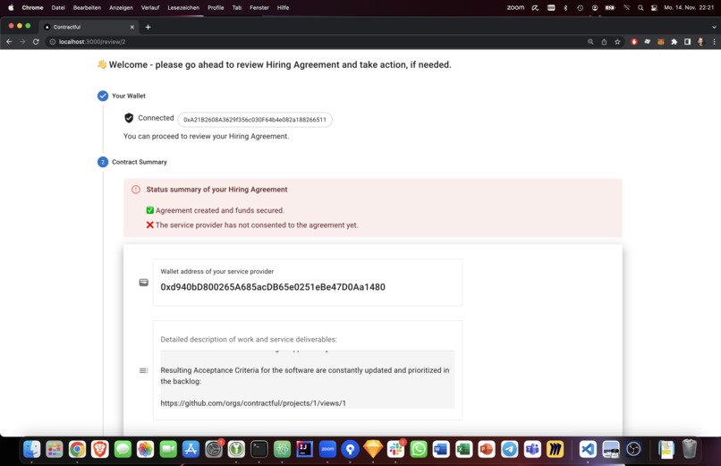 contractful | Decentralized Hiring – screenshot 4