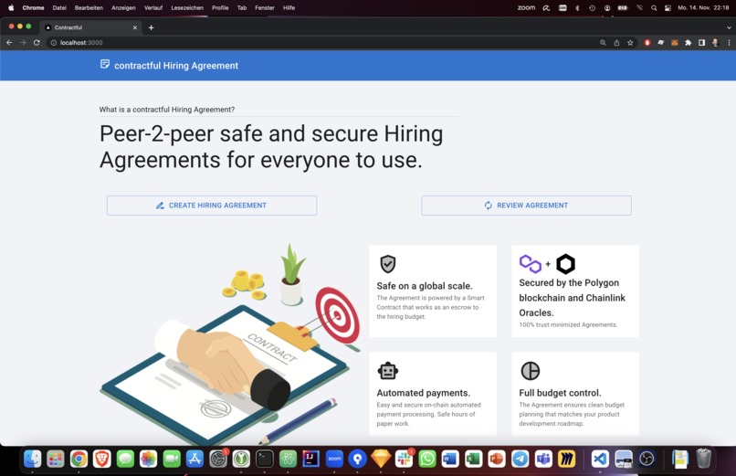 contractful | Decentralized Hiring – screenshot 1