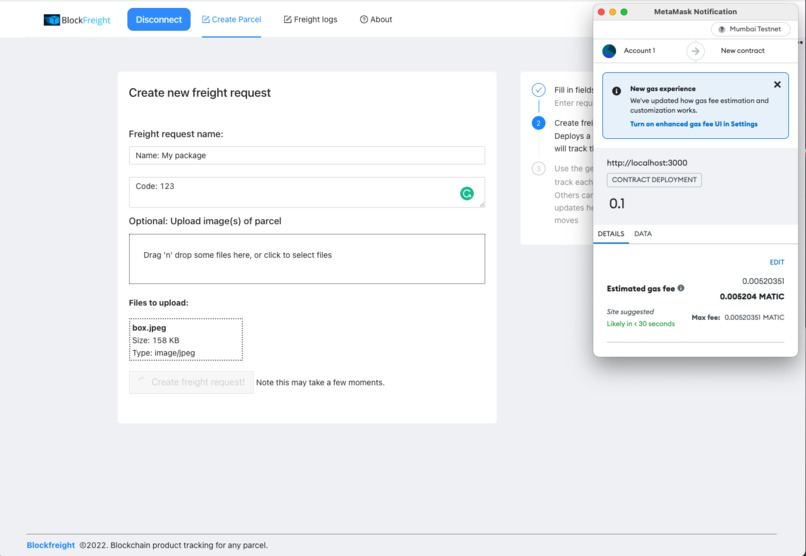 Blockfreight – screenshot 5