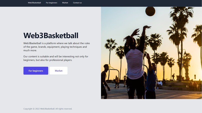 Web3Basketball – screenshot 1