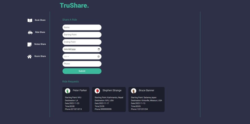 Trushare – screenshot 3