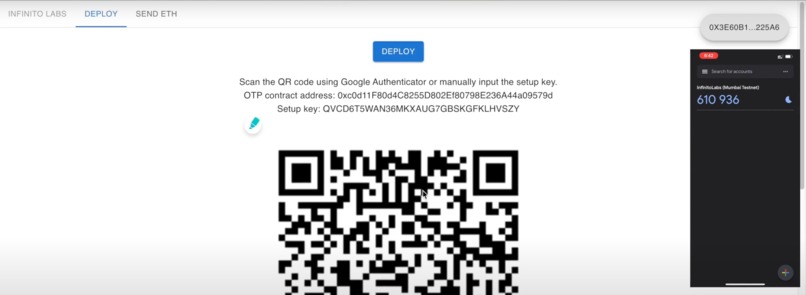 zk 2FA | Infinito Labs – screenshot 3