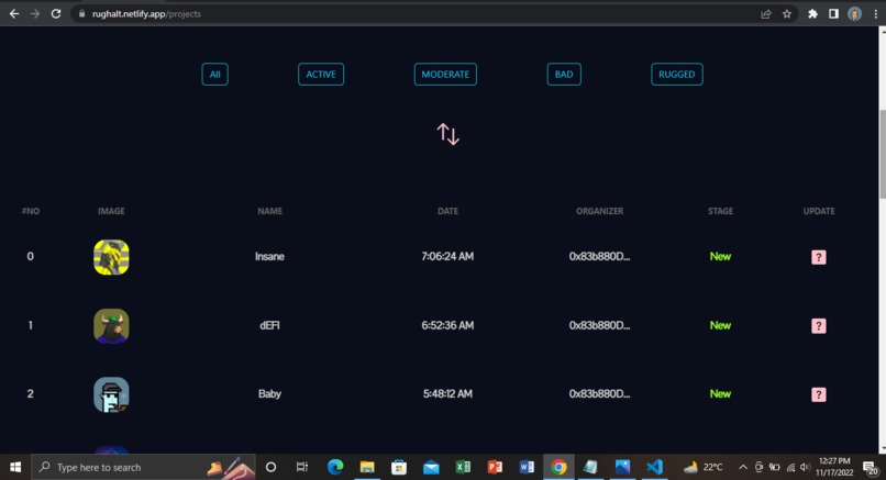 RugHalt – screenshot 3