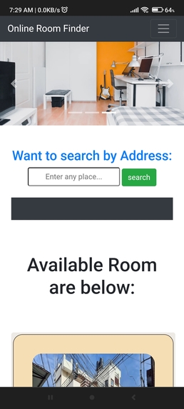 Online Room Finder – screenshot 1