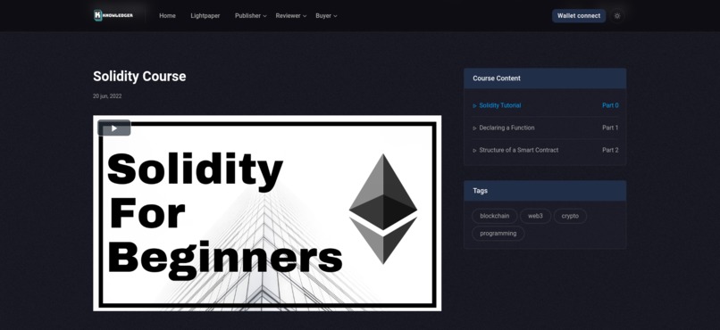 Knowledger DAO – screenshot 3