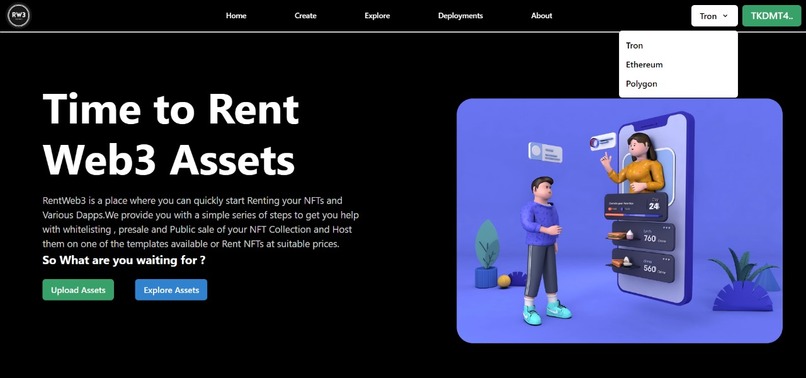 RentWeb3 – screenshot 1