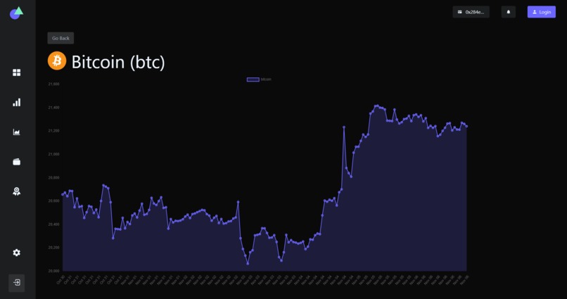 Exaverse Defi Swap web app – screenshot 2