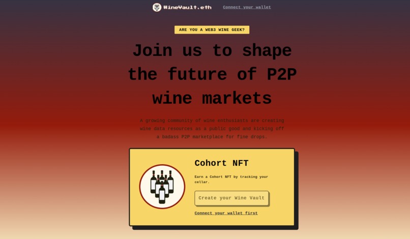 WineSwap / WineVault – screenshot 1