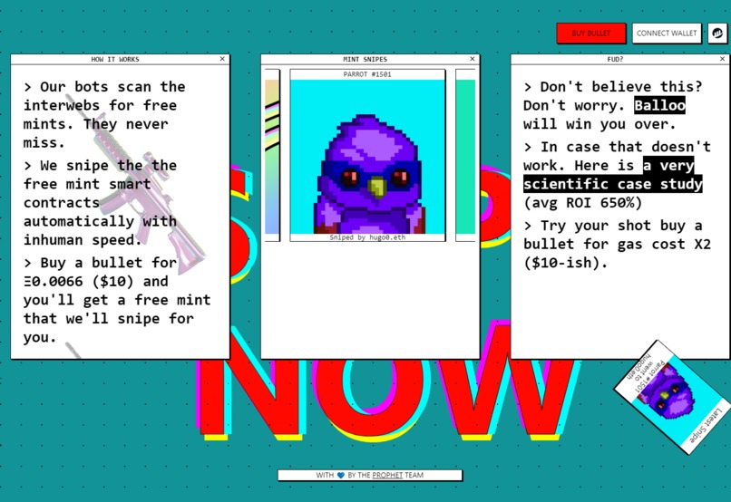 Mintsnipe.xyz – screenshot 1