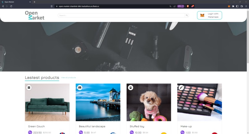 OpenMarket – screenshot 2