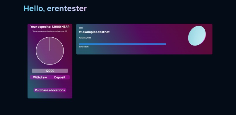 Theseus, a launchpad provider – screenshot 2