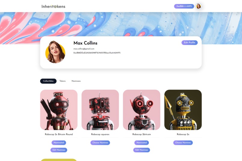 Inheritokens – screenshot 2