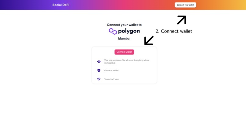 Social DeFi – screenshot 2