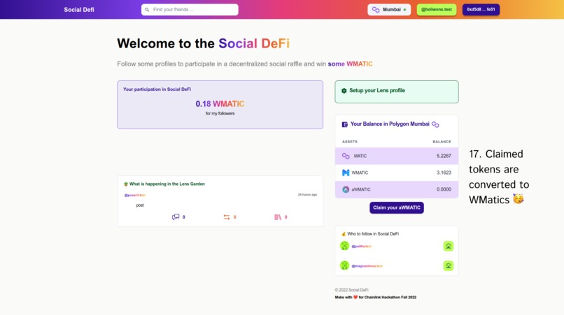 Social DeFi – screenshot 17