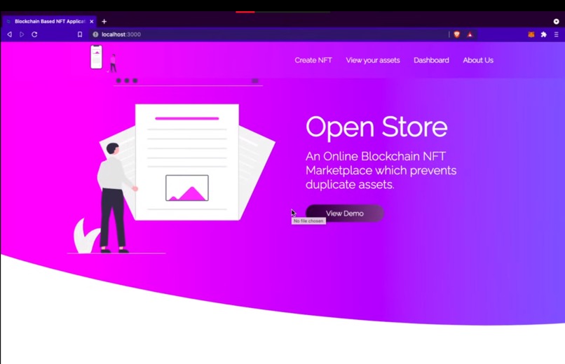 nft_marketPlace – screenshot 1