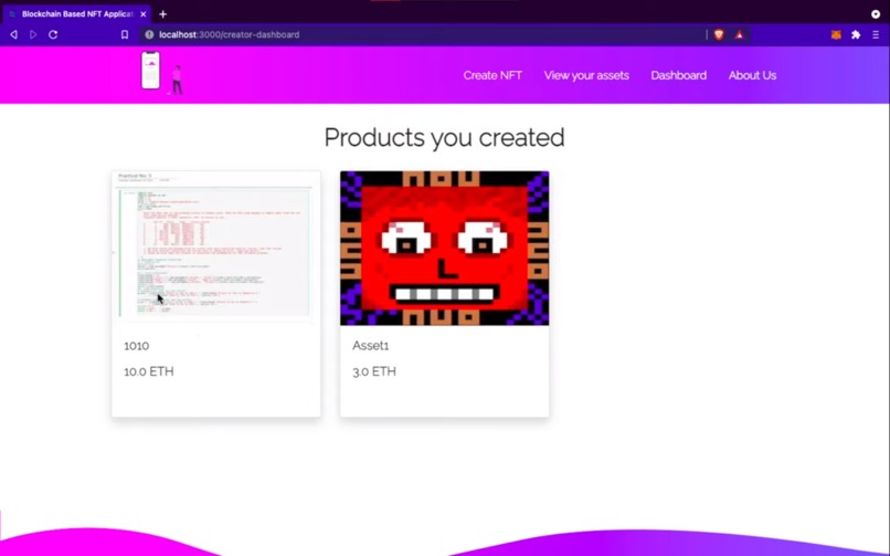 nft_marketPlace – screenshot 3