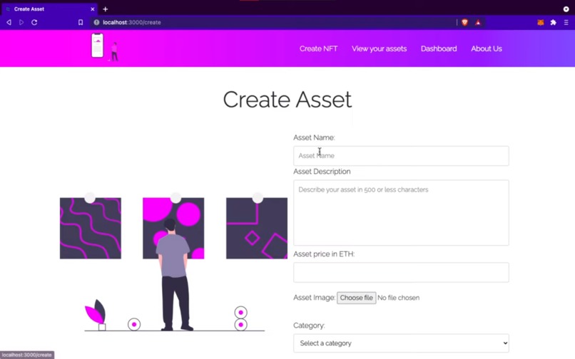 nft_marketPlace – screenshot 2