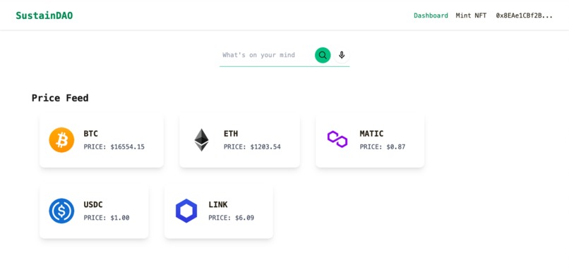 SustainDAO – screenshot 2