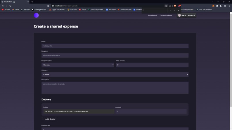 SplitDapp – screenshot 3