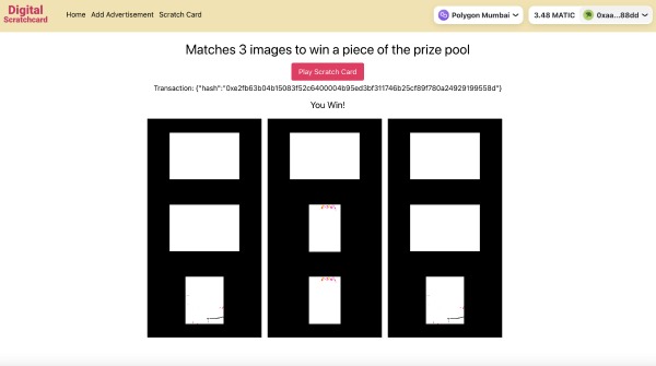 Digital Scratchcard – screenshot 2