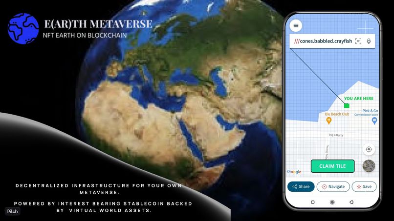 NFT E(AR)TH BACKED BY VIRTUAL LAND AND STAKED ETH – screenshot 1