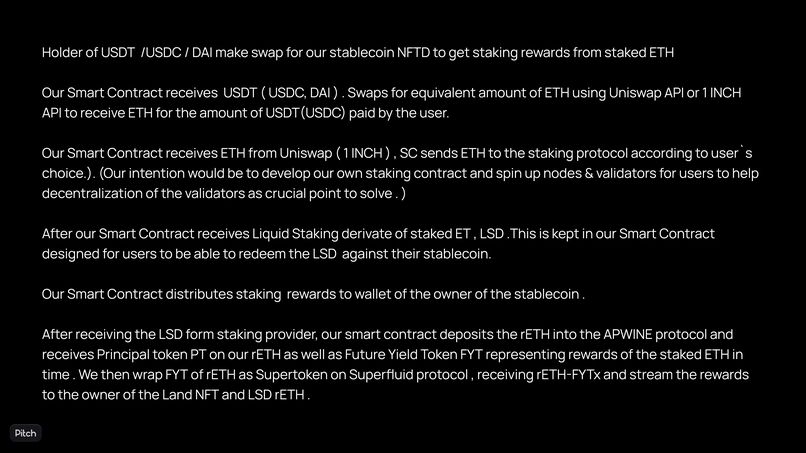 NFTD - ETHEREUM NATIVE YIELD BEARING STABLECOIN – screenshot 5