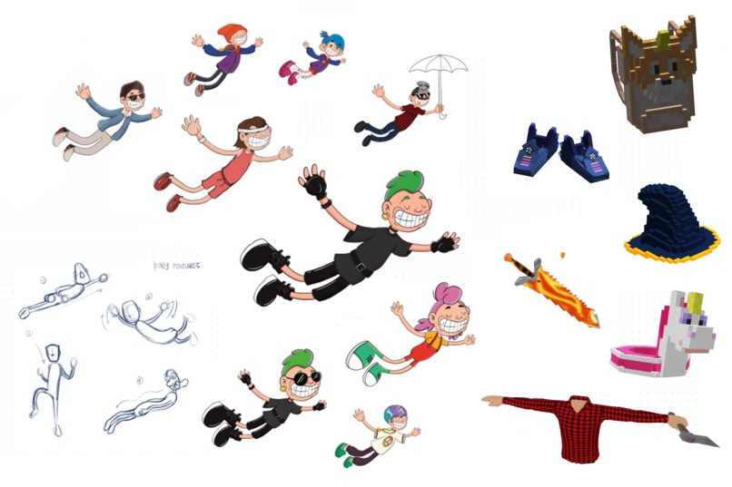 Flying People: dNFT for Cross-collection Interoperable Items – screenshot 1