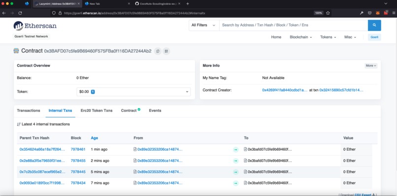 Lazy mint – screenshot 9