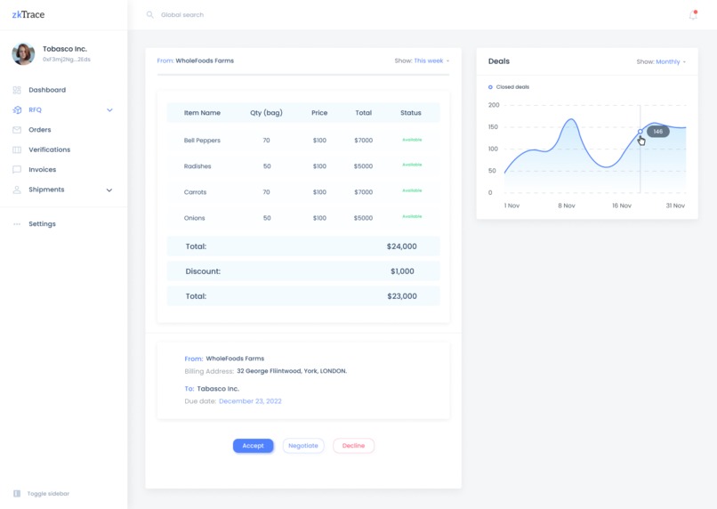 zkTrace – screenshot 1