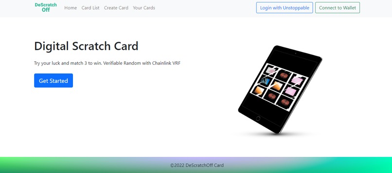Descratchoff-card – screenshot 1